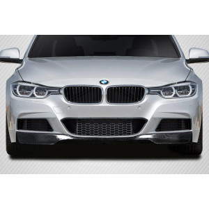2012-2018 BMW 3 Series F30 M Sport Carbon AF-1 Front Add On Lip Under Spoiler ( CFP ) - 1 Piece (S) - image 1