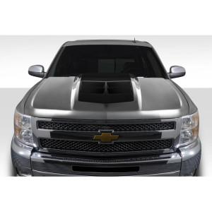2007-2013 Chevrolet Silverado Duraflex ZL1 Look Hood - 1 Piece - image 1 2007-2013 Chevrolet Silverado Duraflex ZL1 Look Hood - 1 Piece - image 1