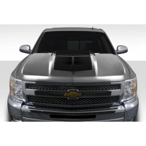 2007-2013 Chevrolet Silverado ZL1 Look Hood - 1 Piece - image 1