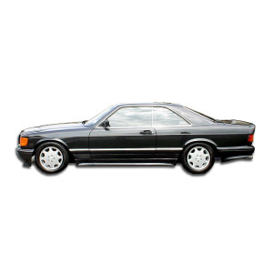 1981-1991 Mercedes S Class W126 2DR AMG Look Side Skirts Rocker Panels - 4 Piece - image 1