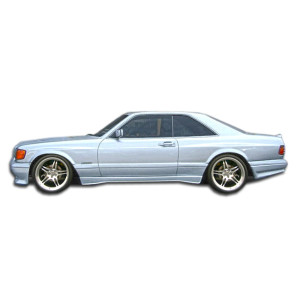 1981-1991 Mercedes S Class W126 2DR Duraflex AMG Look Wide Body Door Caps - 2 Piece - image 1 1981-1991 Mercedes S Class W126 2DR Duraflex AMG Look Wide Body Door Caps - 2 Piece - image 1