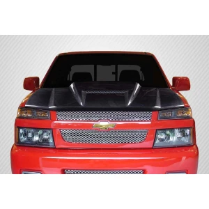 2004-2012 Chevrolet Colorado Ram Air Carbon Fiber Hood - image 1