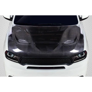 2011-2026 Dodge Durango SRT Hellcat Look Carbon Fiber Hood - image 1