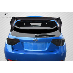 2008-2011 Subaru Impreza 5DR 2008-2014 Subaru WRX STI 5DR VR-S Wing Trunk Lid Spoiler - 4 Piece - image 1