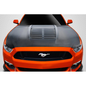 2015-2017 Ford Mustang Carbon Creations GT500 V2 Hood - 1 Piece - image 1