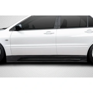 2003-2006 Mitsubishi Lancer VRS Carbon Fiber Side Skirts - image 1