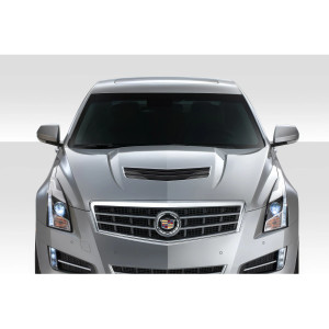 2012-2019 Cadillac ATS Duraflex V Look Hood - 1 Piece - image 1