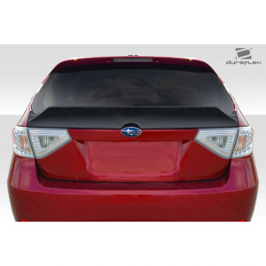 2008-2011 Subaru Impreza HB 2008-2014 WRX STI HB MSR Rear Middle Wing Spoiler - 1 Piece - image 1