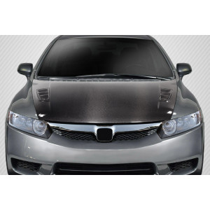 2006-2011 Honda Civic 4DR Type M Hood - 1 Piece - image 1