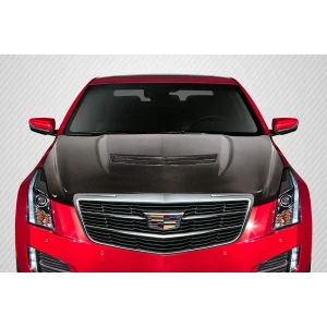 2012-2019 Cadillac ATS V Look Carbon Fiber Hood - image 1