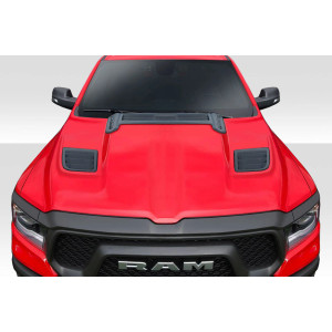2019-2025 Dodge Ram Rebel Look Hood - 1 Piece - image 1