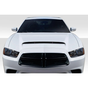 2011-2014 Dodge Charger Demon Look Hood - 1 Piece - image 1