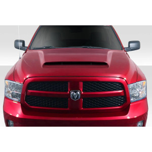 2009-2018 Dodge Ram 1500 Demon Look Hood - 1 Piece - image 1