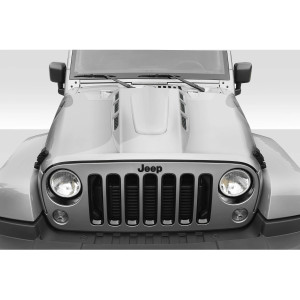 2007-2018 Jeep Wrangler JK Duraflex AVG Hood - 1 Piece - image 1