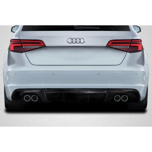 2013-2016 Audi A3 RS3 Look Carbon Fiber Rear Lip - image 1