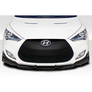 2012-2017 Hyundai Veloster Non Turbo EBS Front Lip Spoiler - 3 Piece - image 1