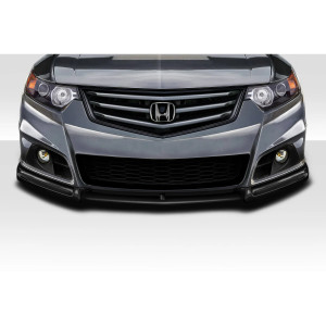 2009-2014 Acura TSX HFP V3 Look Front Lip Under Spoiler Air Dam - 3 Piece ( fits modulo bumper only ) - image 1