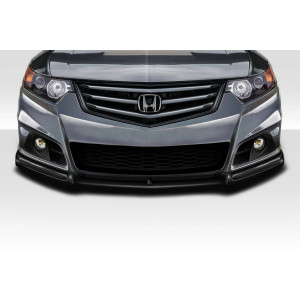 2009-2014 Acura TSX HFP V3 Look Front Lip Under Spoiler Air Dam - 3 Piece ( fits modulo bumper only ) - image 1