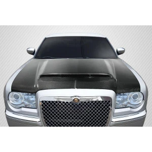 2005-2010 Chrysler 300 Demon Look Carbon Fiber Hood - image 1