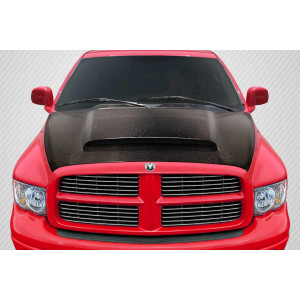 2002-2008 Dodge Ram 1500 2500 3500 Demon Look Hood - 1 Piece - image 1