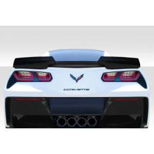 2014-2019 Chevrolet Corvette C7 Wickerbill Rear Wing Spoiler - 3 Piece - image 1