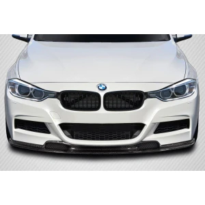 2012-2018 BMW 3 Series V1 Carbon Fiber Front Lip - image 1