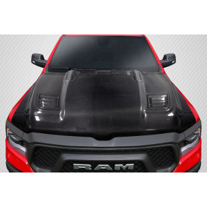 2019-2025 Dodge Ram Rebel Look Hood - 1 Piece - image 1