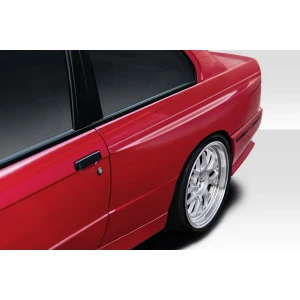 1984-1991 BMW 3 Series E30 2DR M3 Look Wide Body Rear Fenders - 2 Piece - image 1