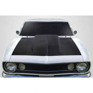 1967-1969 Chevrolet Camaro 2" Cowl Hood - 1 Piece - image 1