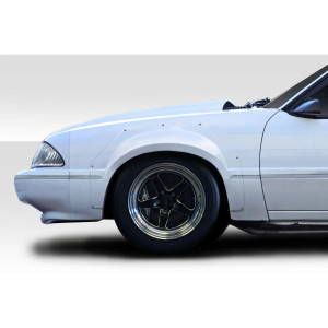 1979-1993 Ford Mustang Duraflex C Tech 2" Wide Body Front Fender Flares - 2 Piece - image 1