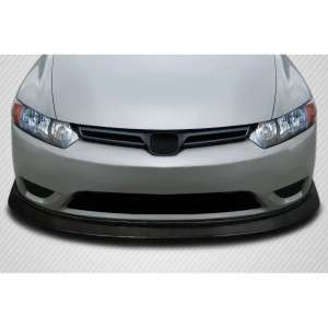 2006-2008 Honda Civic 2DR Carbon Creations MDF Front Lip Under Spoiler - 1 Piece - image 1