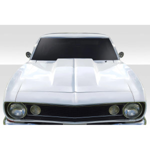 1967-1969 Chevrolet Camaro 2" Cowl Hood - 1 Piece - image 1