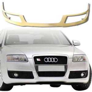 ModeloDrive FRP CE Front Lip Valance > Audi A6 C6 2008-2012 - image 1