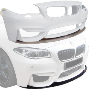 FRP Type-M4 Style Front Valance Add-on > BMW 5-Series (F10) 2011-2016 > 4dr - image 1