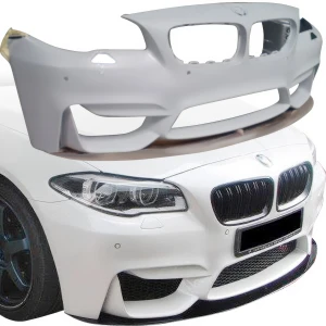 FRP Type-M4 Style Front Bumper and Lip 2pc > BMW 5-Series (F10) 2011-2016 > 4dr - image 1