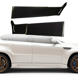 FRP LUMM Wide Body Door Caps 4pc > BMW X6 2008-2014 > 5dr - image 1