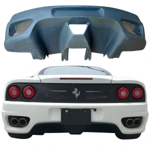 FRP Challenge Rear Bumper > Ferrari 360 2000-2004 - image 1