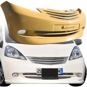 FRP NOBL Front Bumper > Honda Fit 2009-2013 - image 1