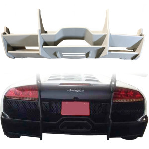 FRP LP670-SV Rear Bumper > Lamborghini Murcielago 2004-2011 - image 1