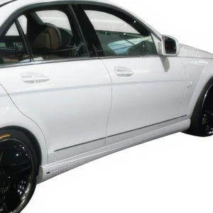 FRP LORI Side Skirts > Mercedes-Benz C-Class (W204) 2008-2014 > 4-Door Sedan - image 1