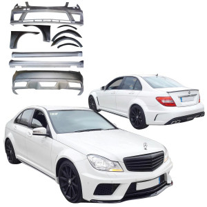 ModeloDrive FRP PDES BSER Wide Body Kit > Mercedes-Benz C-Class (W204) 2008-2011 > 4-Door Sedan - image 1 ModeloDrive FRP PDES BSER Wide Body Kit > Mercedes-Benz C-Class (W204) 2008-2011 > 4-Door Sedan - image 1