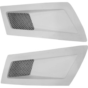 ModeloDrive FRP PDES BSER Hood Vents > Mercedes-Benz C-Class (W204) 2008-2014 > 4-Door Sedan - image 1