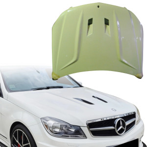 ModeloDrive FRP PDES BLSR Turbo Hood > Mercedes-Benz C-Class (W204) 2012-2014 > 4-Door Sedan - image 1