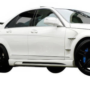 FRP WAL BISO Side Skirts > Mercedes-Benz C-Class (W204) 2008-2014 > 4-Door Sedan - image 1