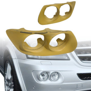 FRP BRAB Front Fog Light Covers > Mercedes-Benz M-Class (W164) 2006-2008 - image 1
