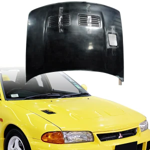 FRP EVO3 Vented Hood > Mitsubishi Evolution EVO3 1993-1996 - image 1