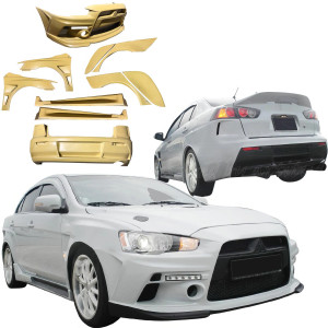 ModeloDrive FRP HL Wide Body Kit > Mitsubishi Lancer 2010-2015 - image 1 ModeloDrive FRP HL Wide Body Kit > Mitsubishi Lancer 2010-2015 - image 1