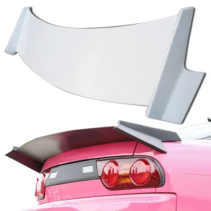 FRP URA Drag Spoiler Wing > Nissan 240SX 1989-1994> 3dr Hatch - image 1
