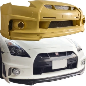FRP WAL BISO Front Bumper > Nissan GT-R GTR (R35) 2009-2015 - image 1