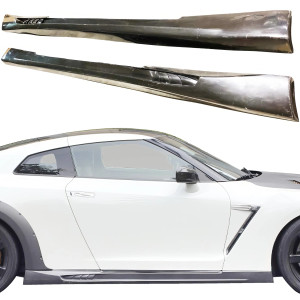 FRP WAL BISO Side Skirts > Nissan GT-R GTR (R35) 2009-2015 - image 1